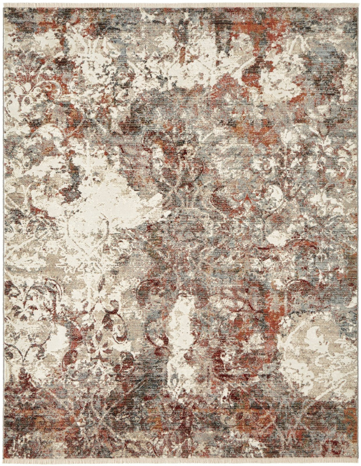 Aurora Zinc and Spice Transitional Area Rug