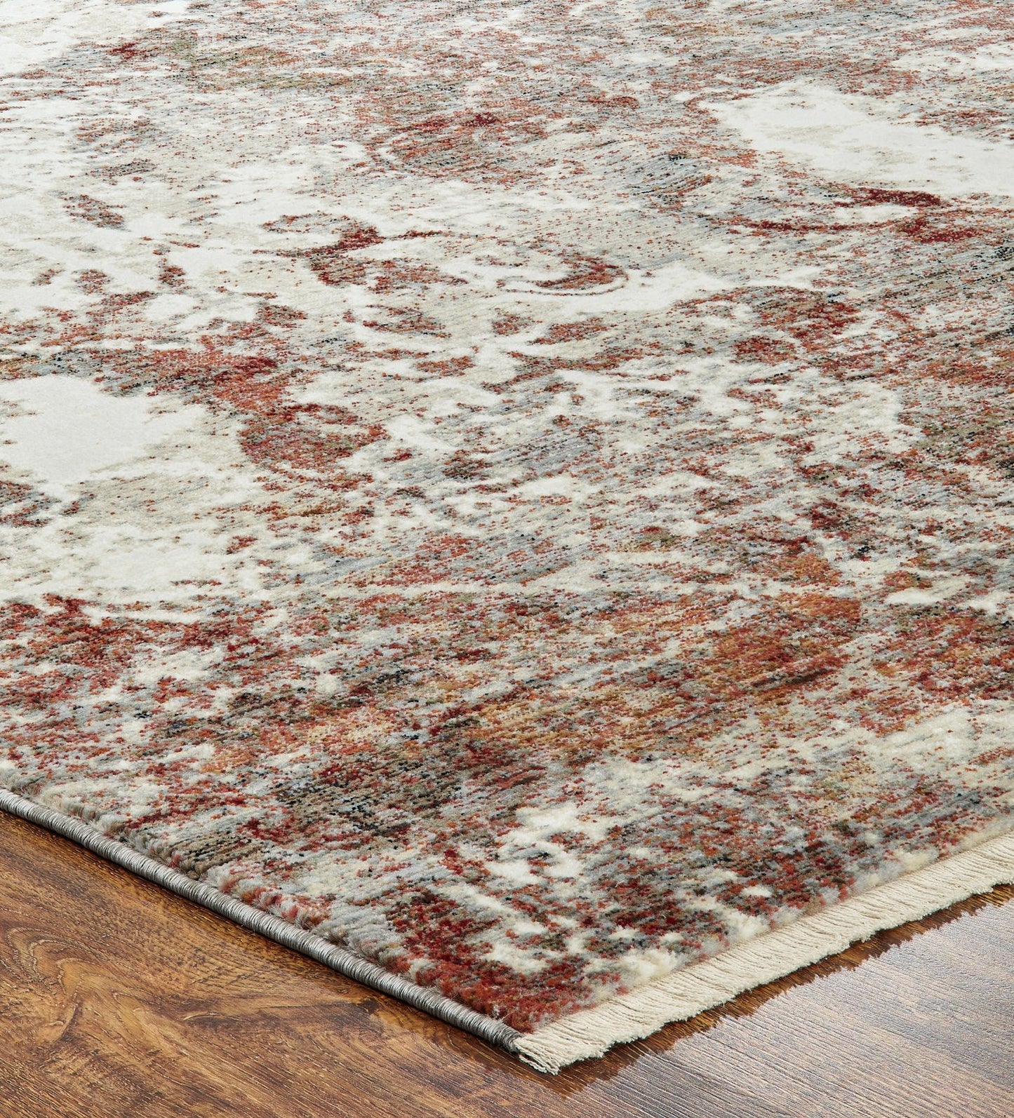 Aurora Zinc and Spice Transitional Area Rug