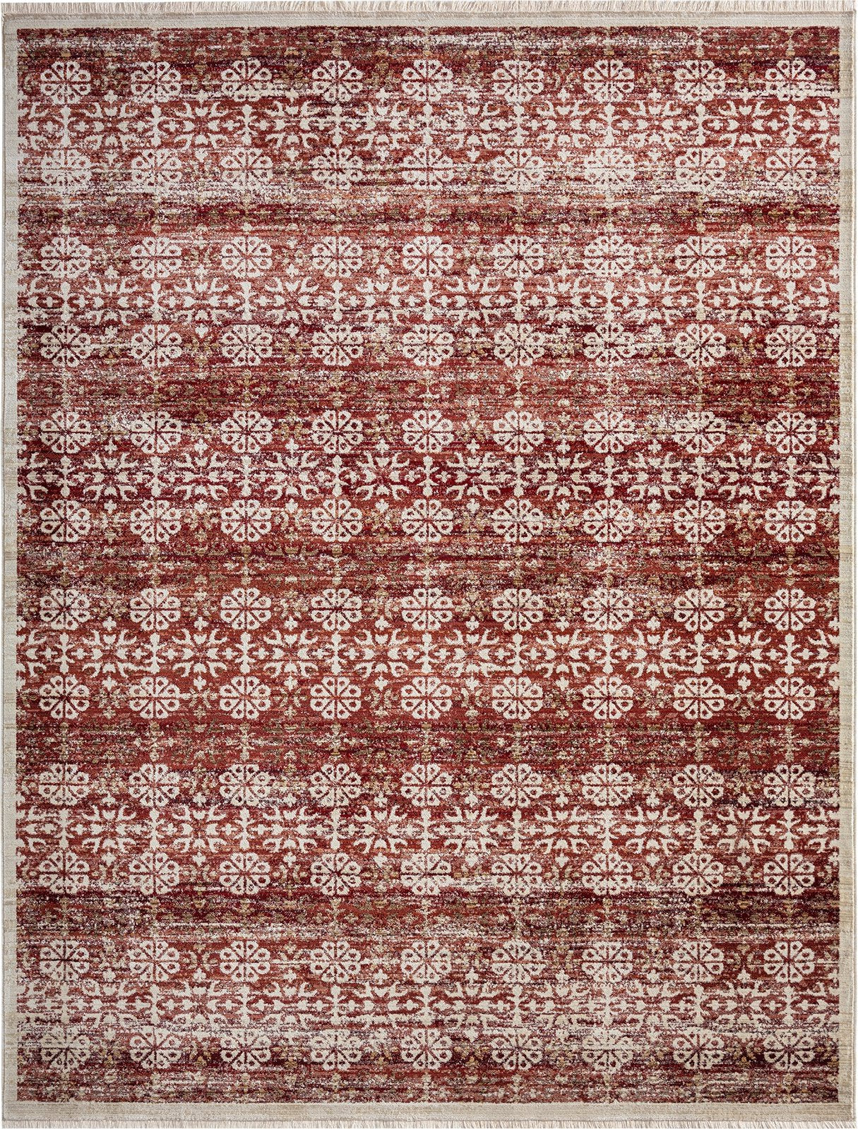Aurora Claret Contemporary Area Rug
