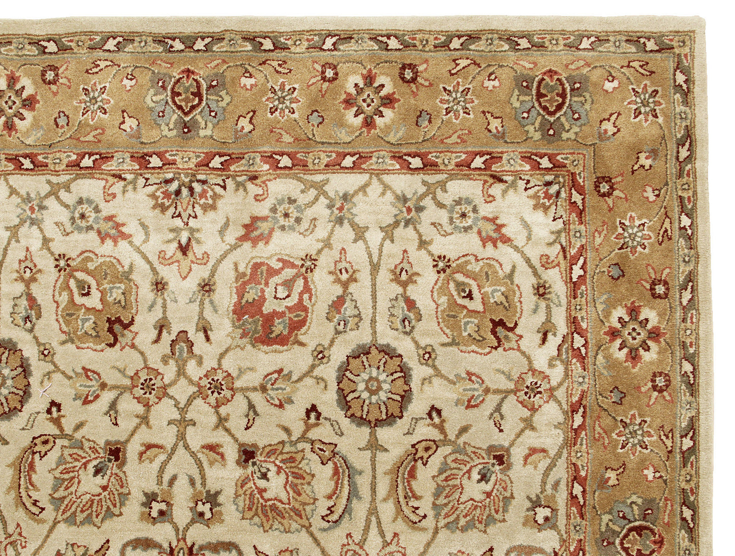 Brand New Brant Brown Wool Persian Style Area Rug