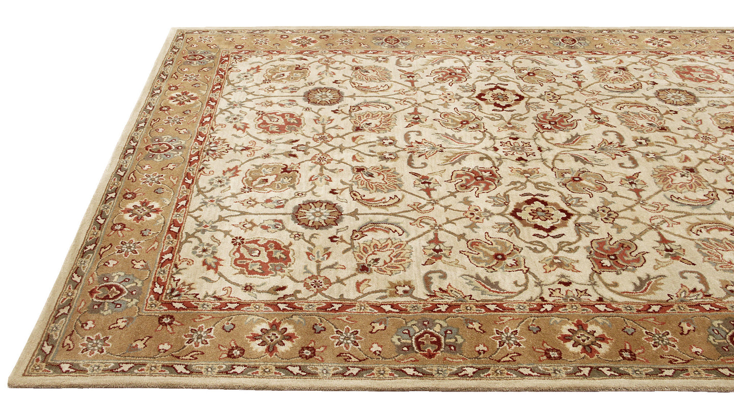 Brand New Brant Brown Wool Persian Style Area Rug