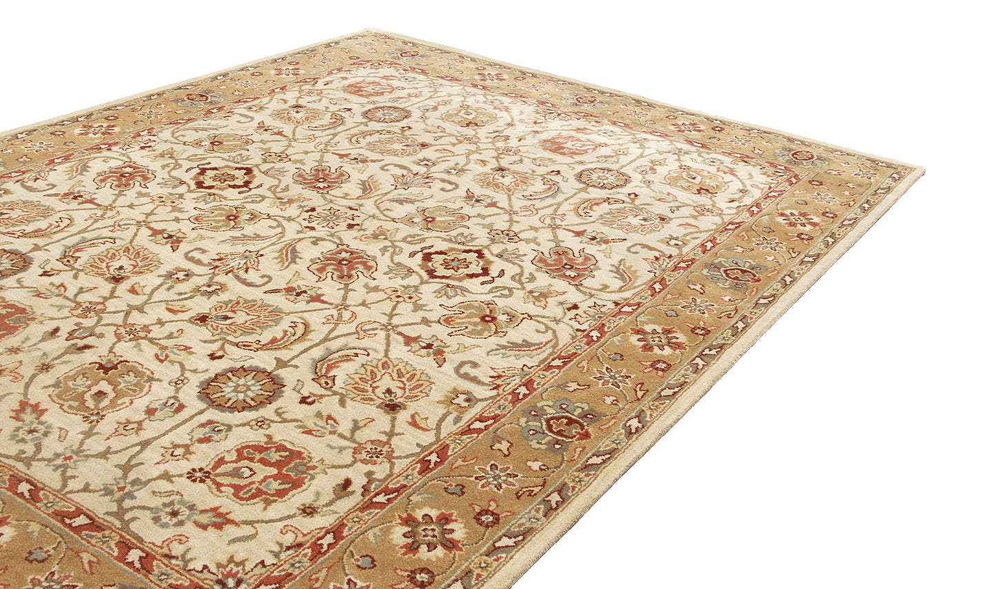 Brand New Brant Brown Wool Persian Style Area Rug