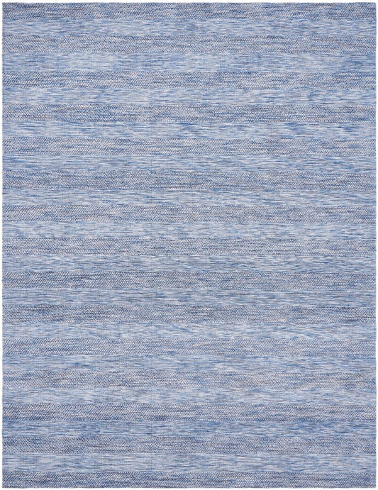Citadel Heathered Blues Solid Hand Tufted Area Rug