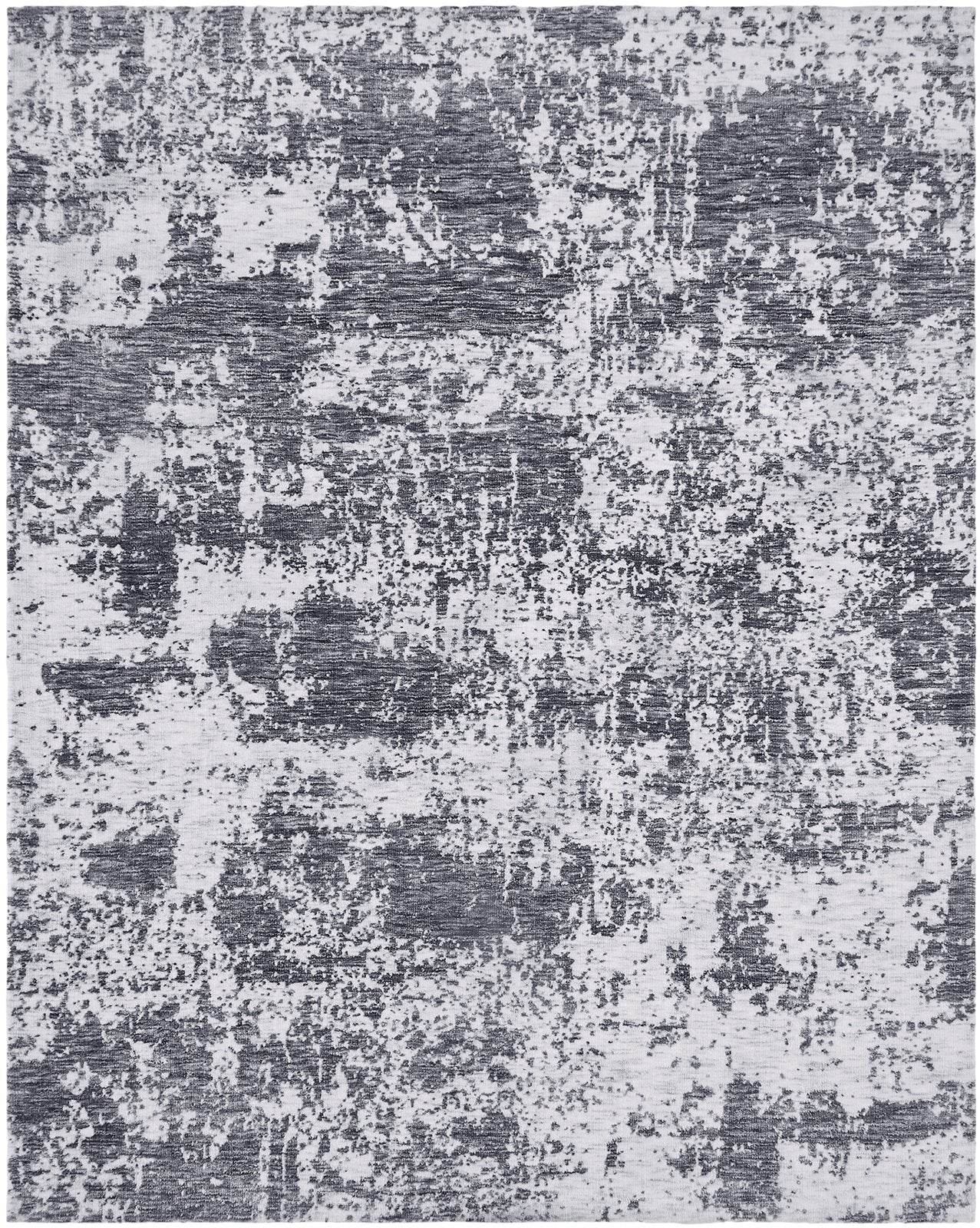 Citadel Charcoal Marble Modern Hand Tufted Area Rug