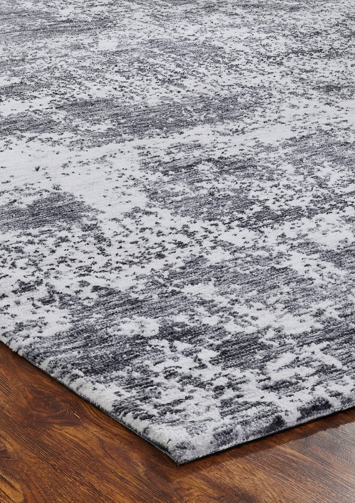 Citadel Charcoal Marble Modern Hand Tufted Area Rug