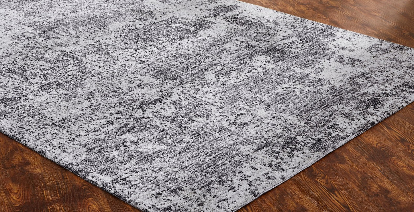 Citadel Marbled Greys Modern Hand Tufted Area Rug