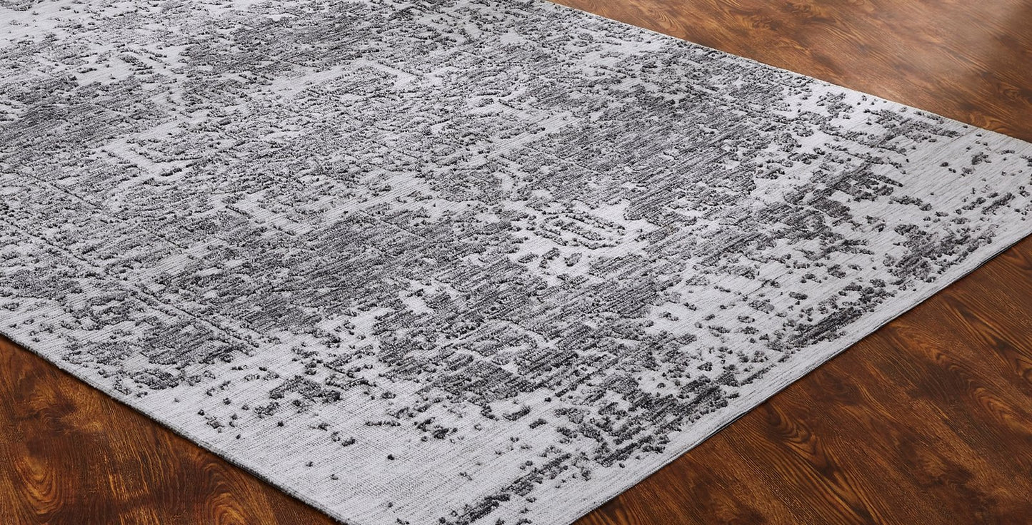 Citadel Zinc Transitional Hand Tufted Area Rug