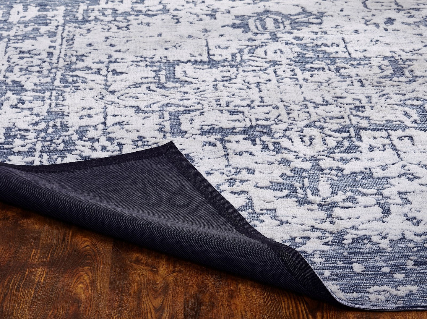 Citadel Indigo Transitional Hand Tufted Area Rug