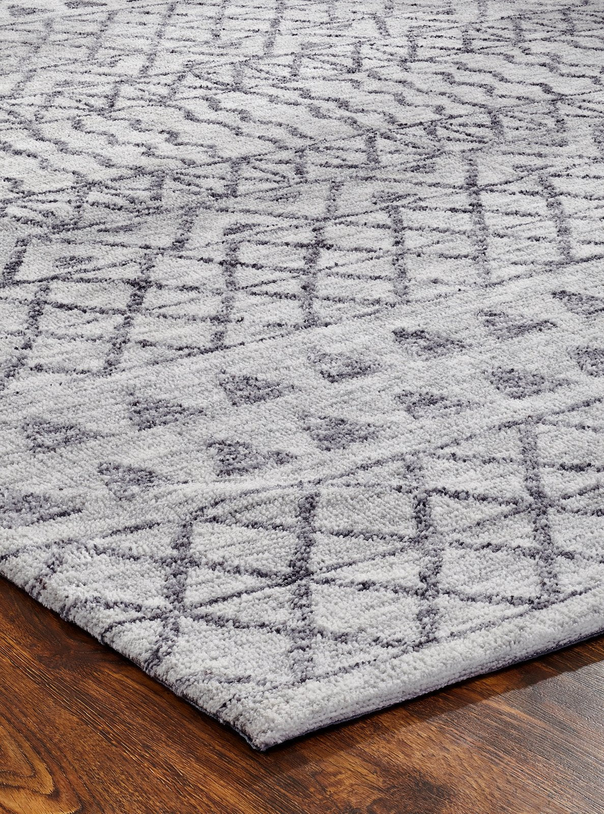 Citadel Vintage Ash Hand Contemporary Tufted Area Rug