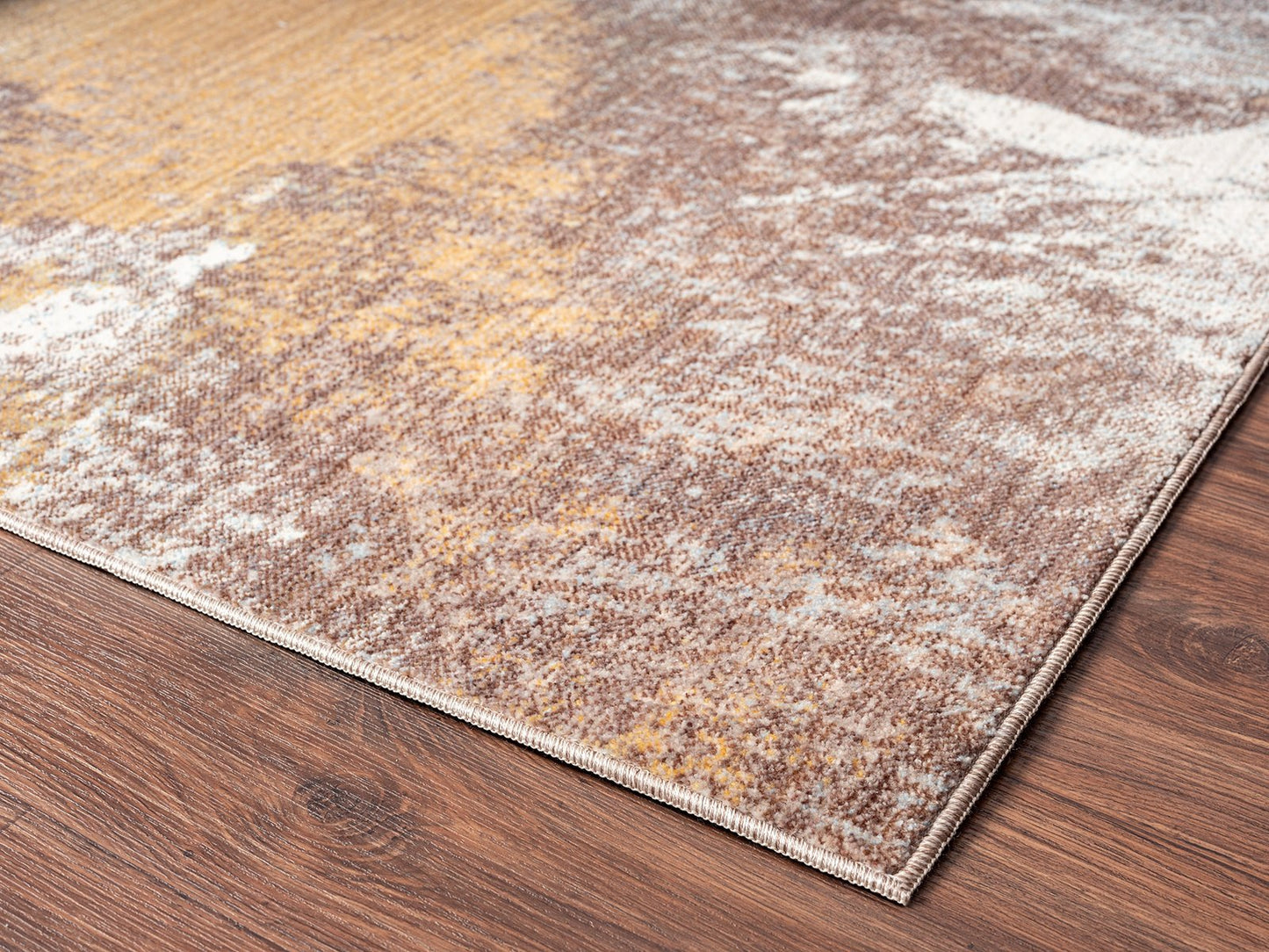 Calabria Marble Earthly Extract Modern Area Rug