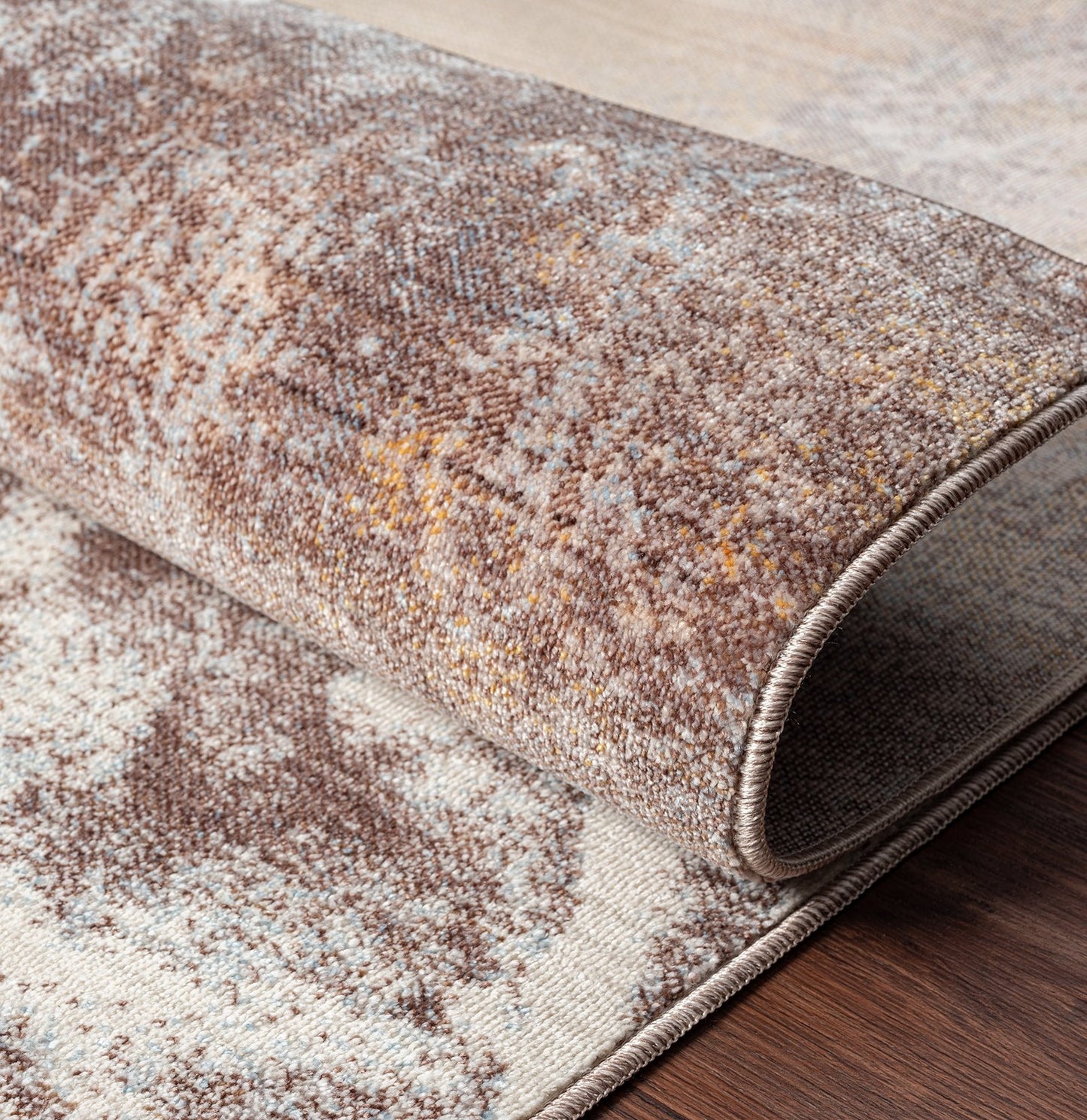 Calabria Marble Earthly Extract Modern Area Rug