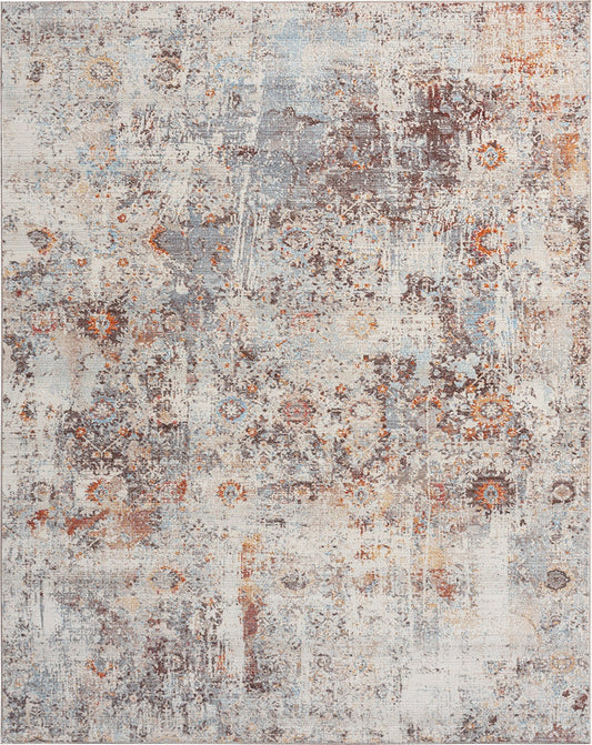 Calabria Sky and Vintage Earth Transitional Area Rug