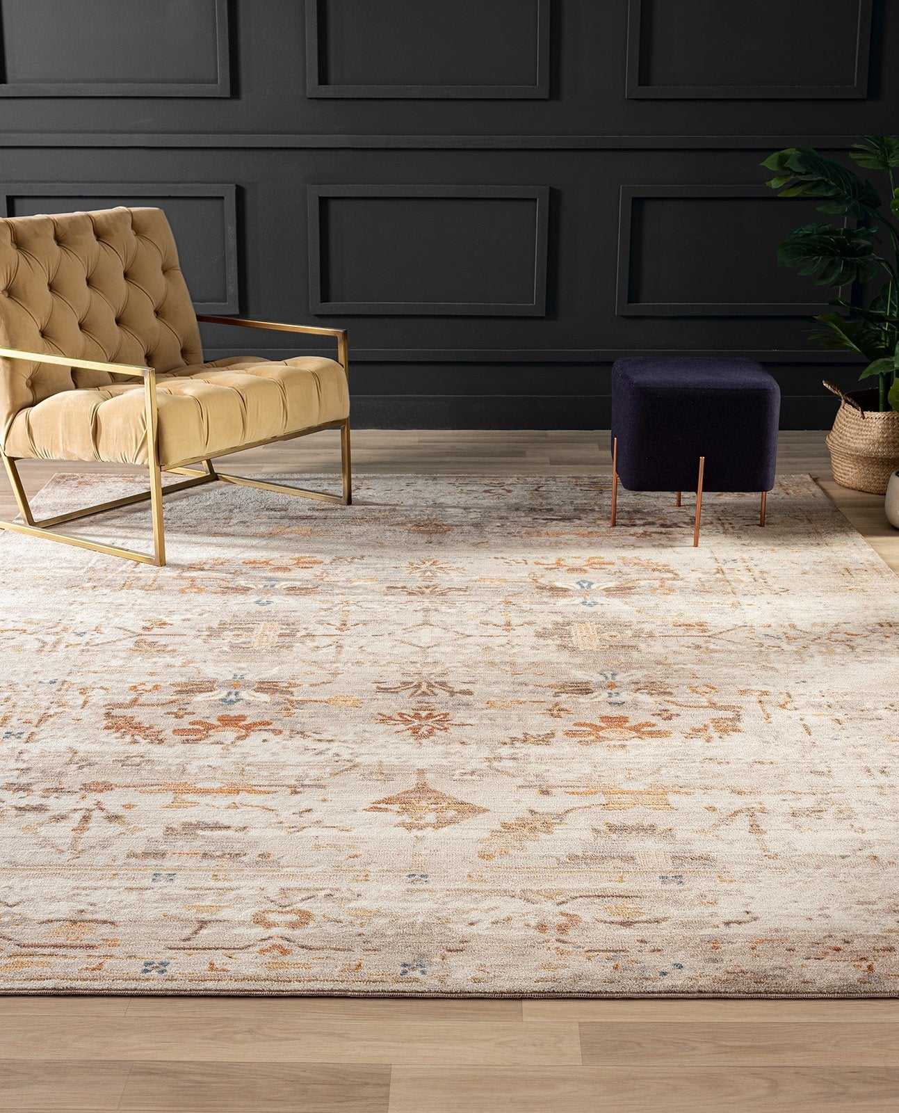 Calabria Desert Sands and Earth Transitional Area Rug