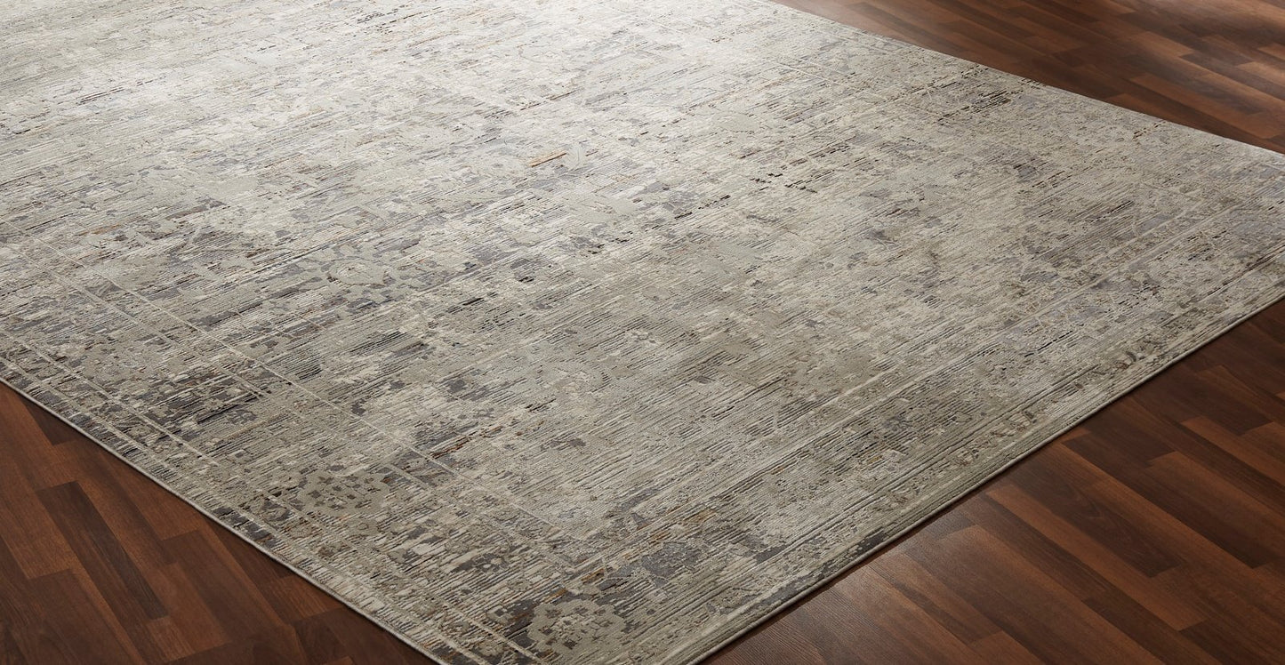 Camilla Natural and Greys Transitional Area Rug
