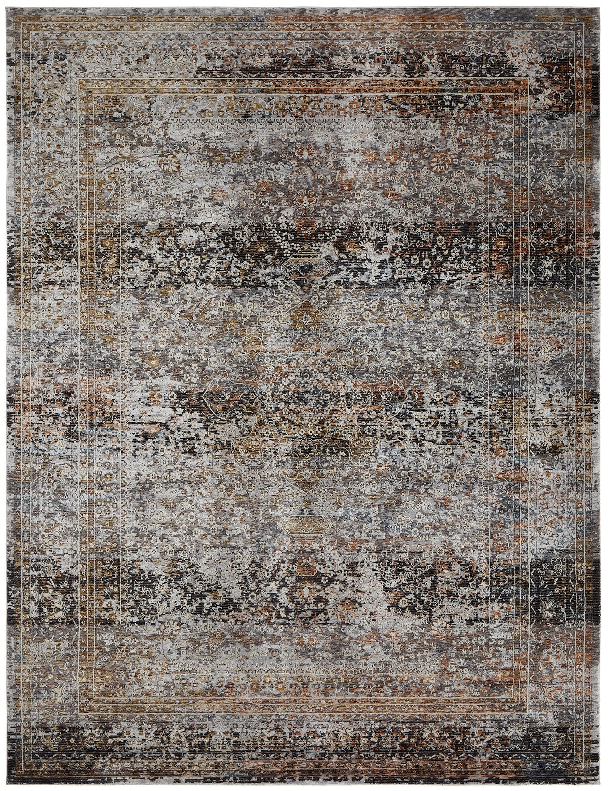 Camilla Ash Spice Transitional Area Rug