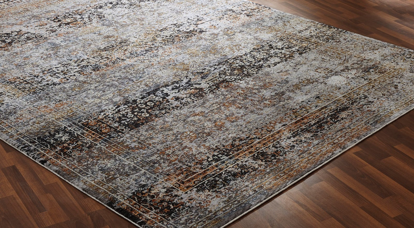 Camilla Ash Spice Transitional Area Rug