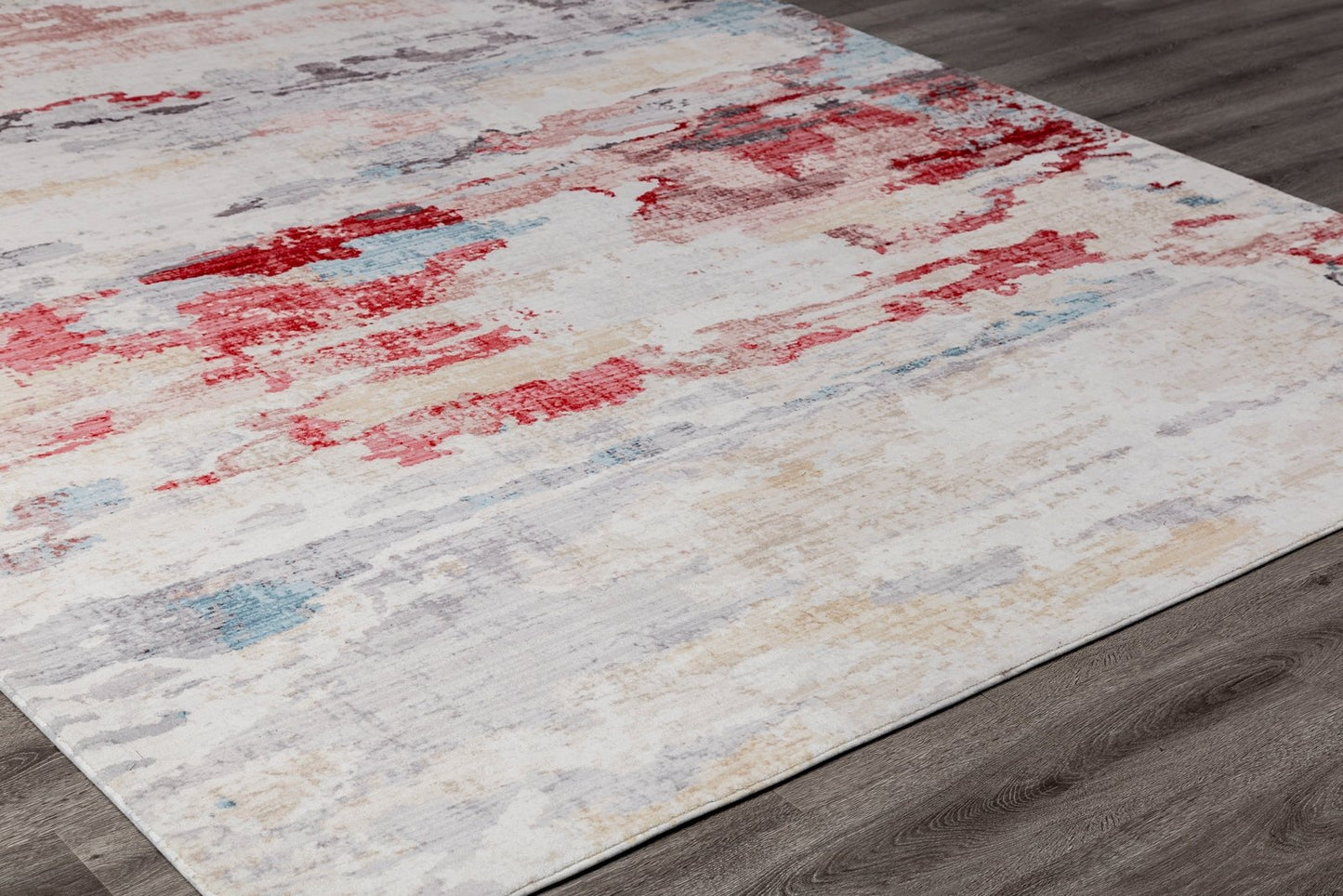 Denali Sunset Tones Abstract Area Rug