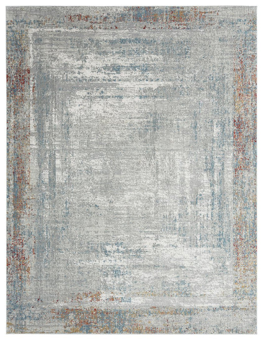 Dalton Grey - Blue Granite Transitional Area Rug