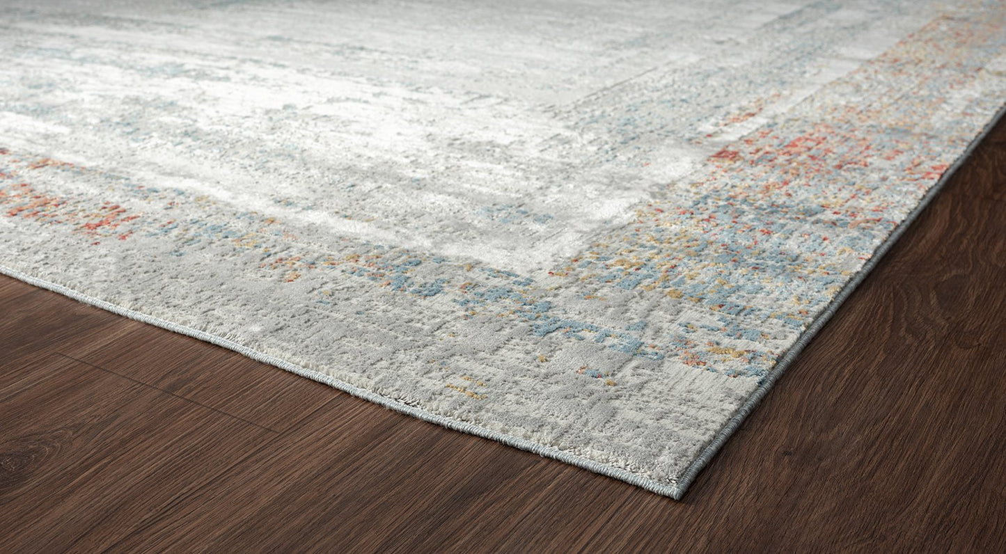 Dalton Grey - Blue Granite Transitional Area Rug