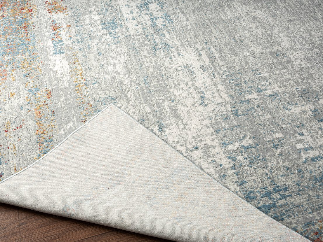 Dalton Grey - Blue Granite Transitional Area Rug