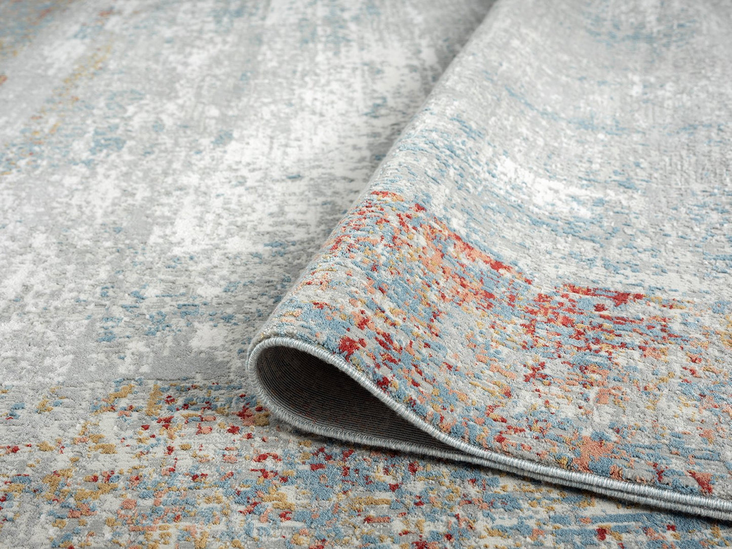 Dalton Grey - Blue Granite Transitional Area Rug