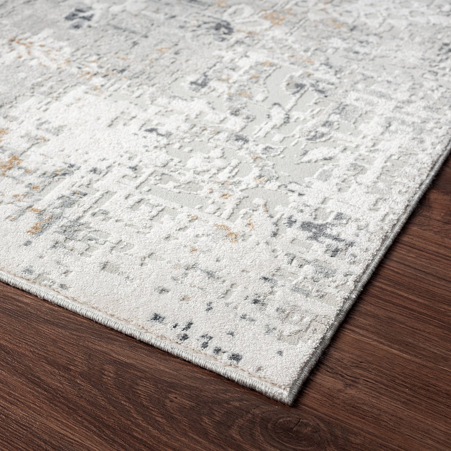 Ethos Pearl Grey Transitional Area Rug