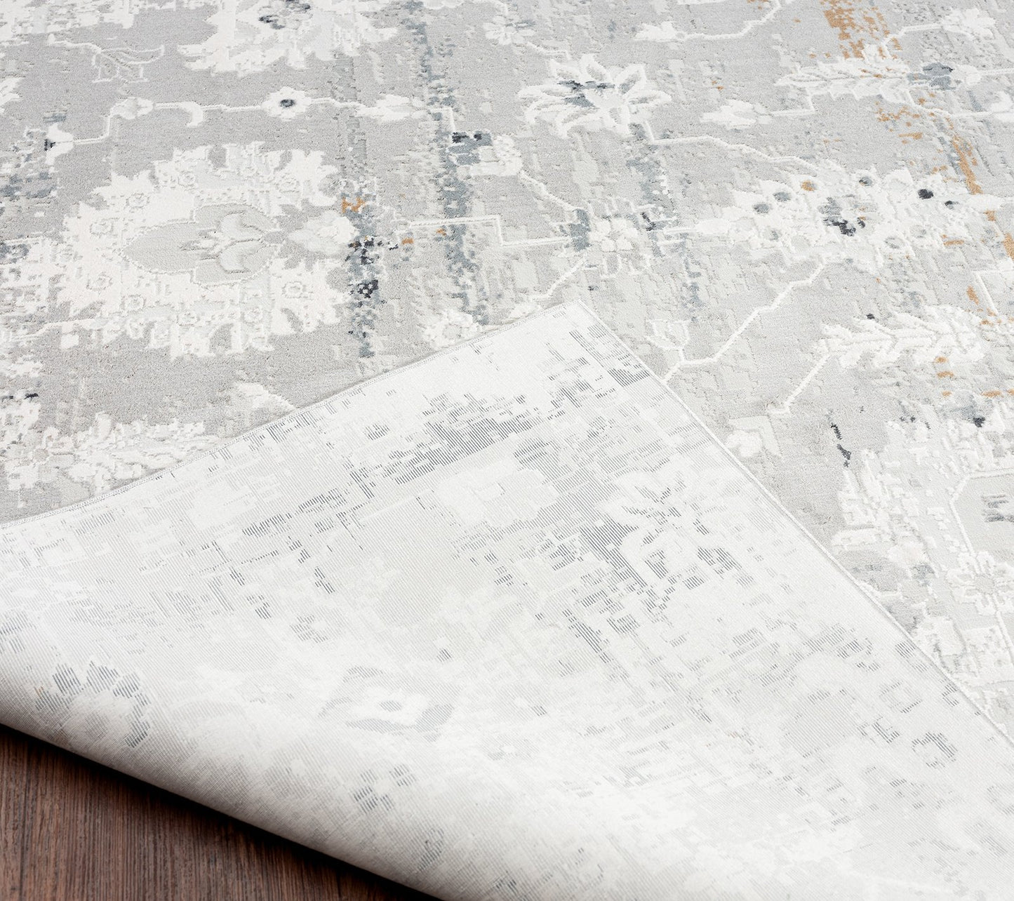 Ethos Pearl Grey Transitional Area Rug