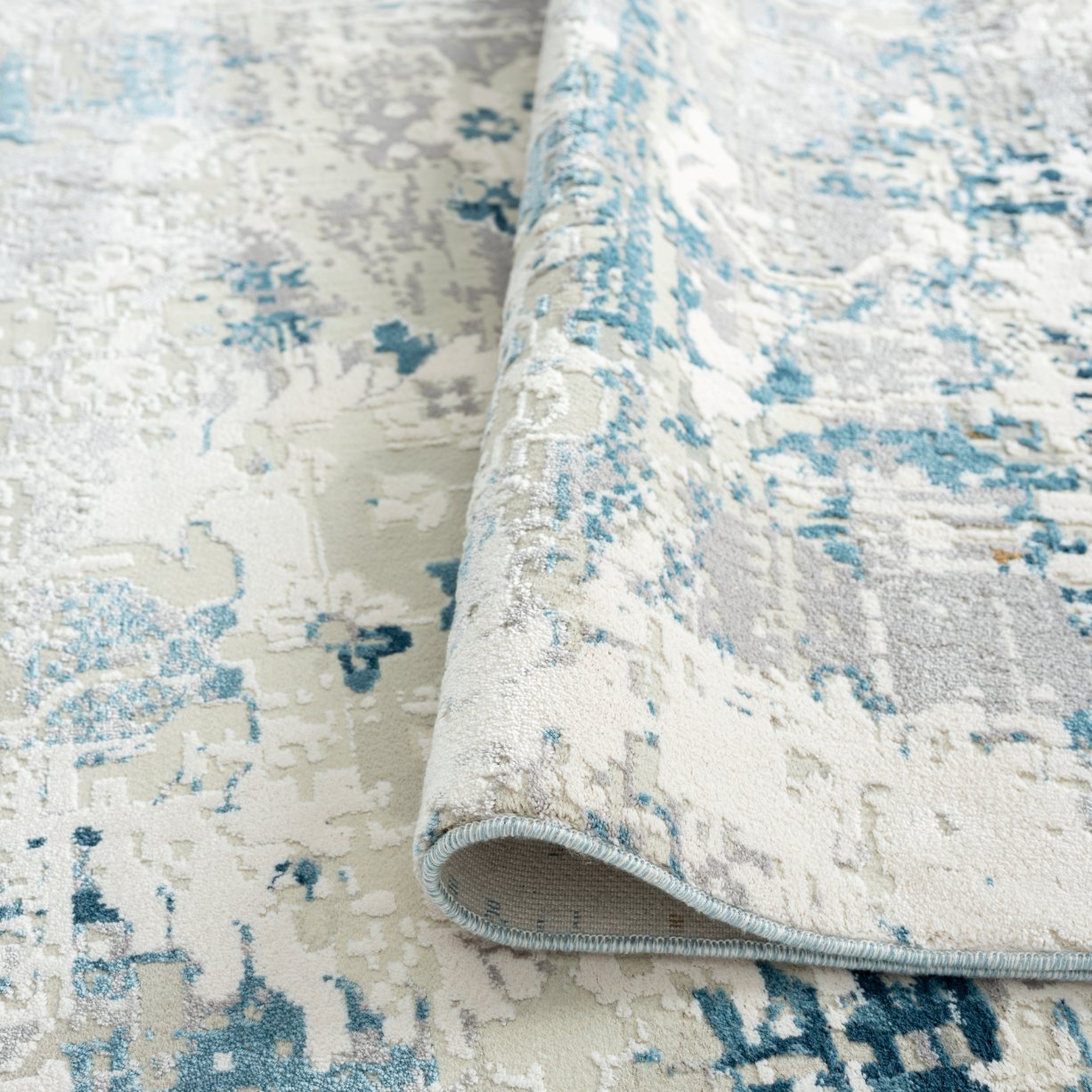 Ethos Zinc and Indigo Modern Area Rug