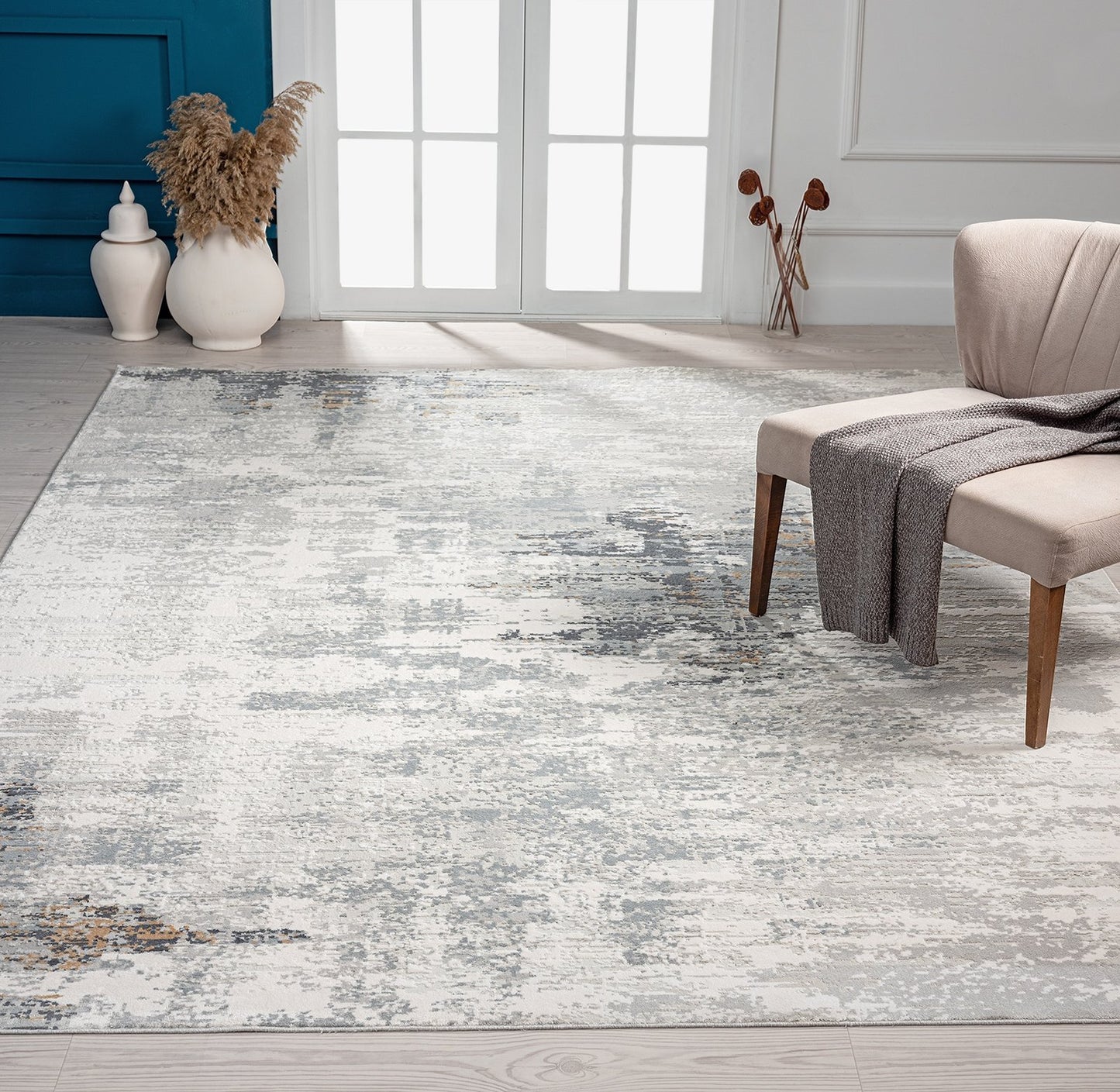 Ethos Grey Tones Modern Area Rug