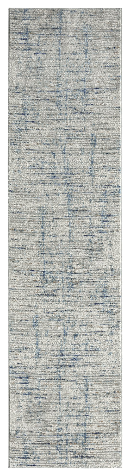 Lumina Winter White and Azure Modern Area Rug