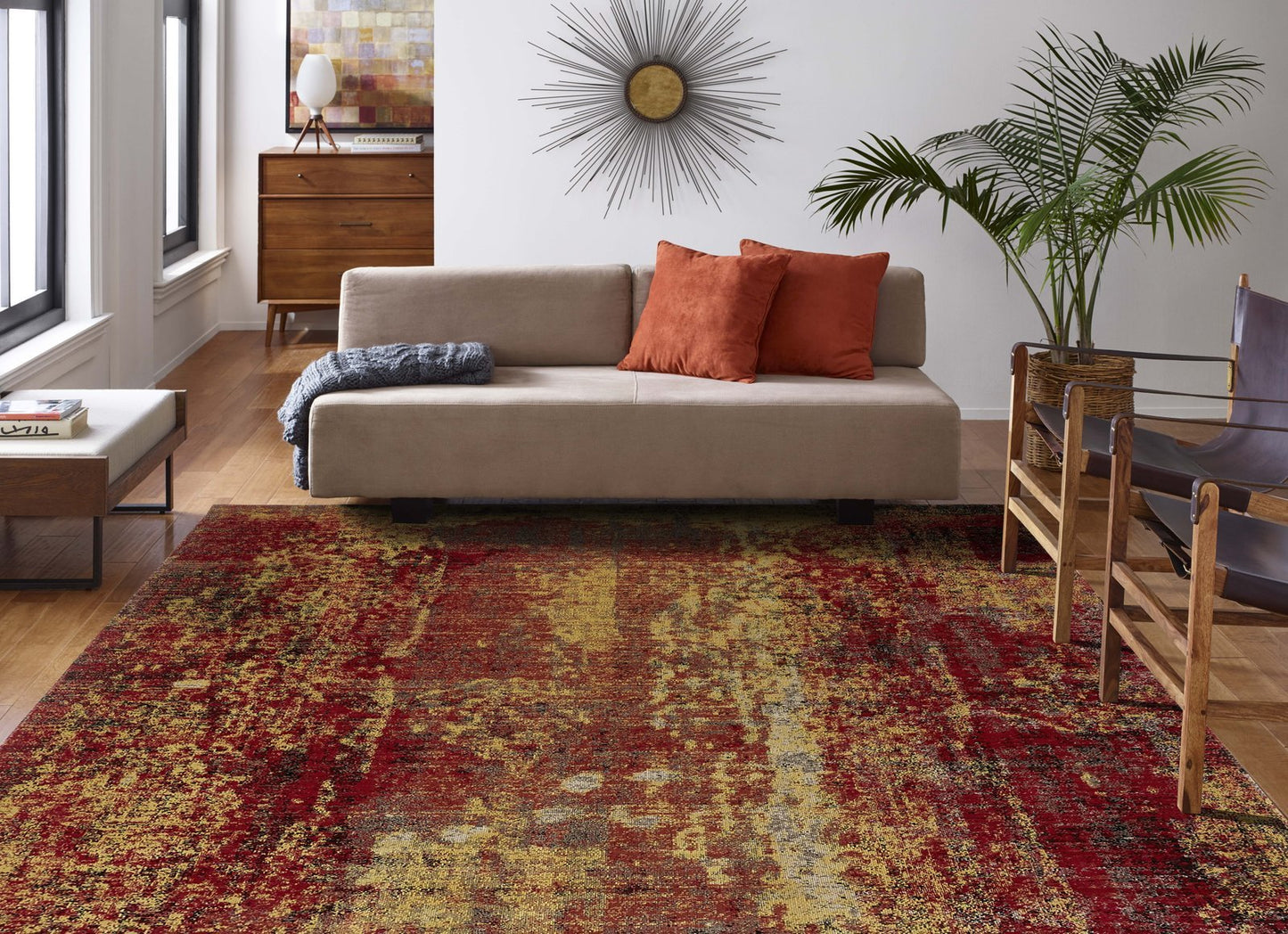 Modena Painted Desert Abstract Area Rug