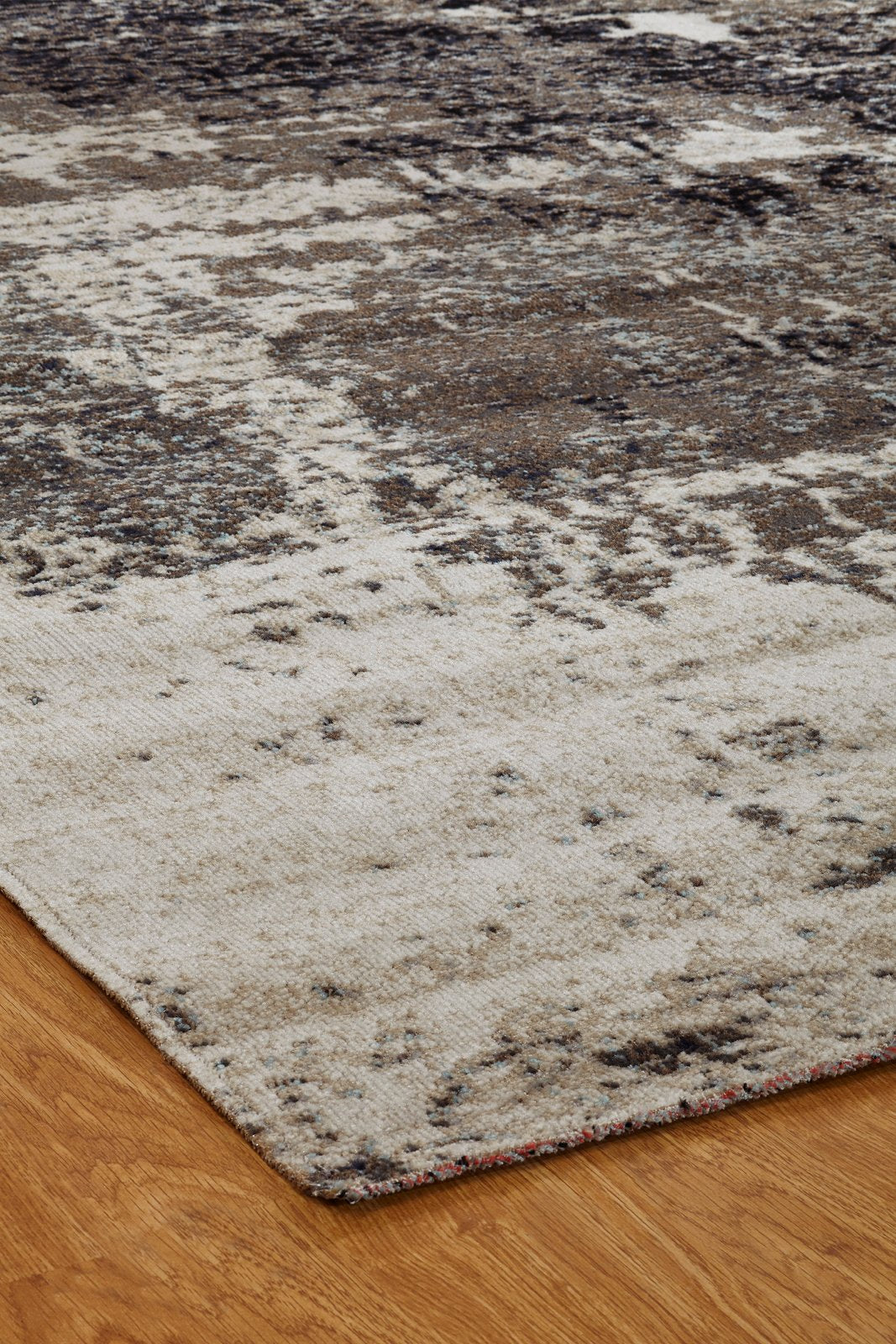 Modena Granite Grey Abstract Area Rug