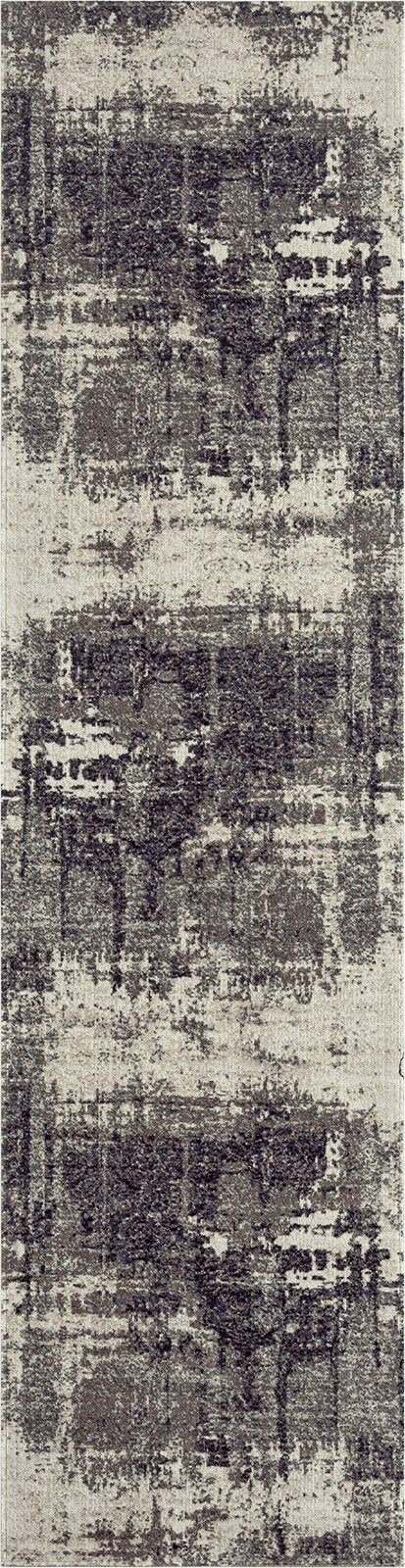 Modena Granite Grey Abstract Area Rug