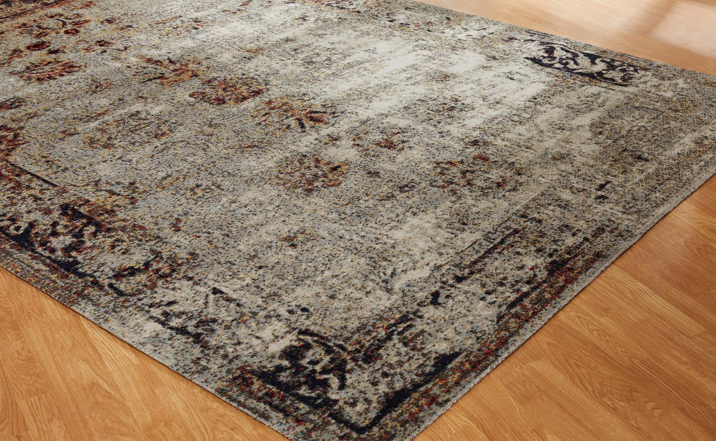 Modena Vintage Grey Transitional Area Rug