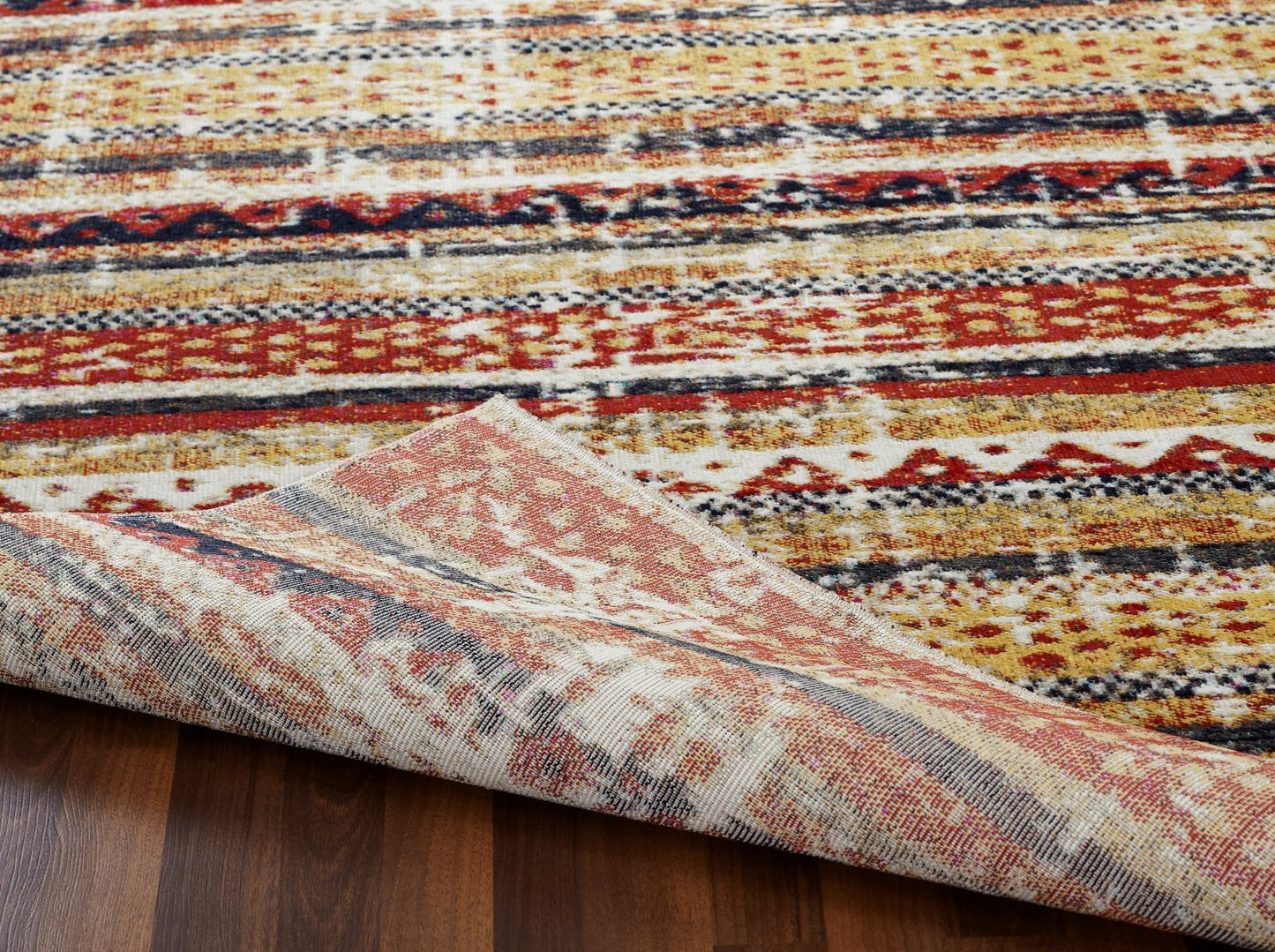 Modena Mesa Stripe Transitional Area Rug