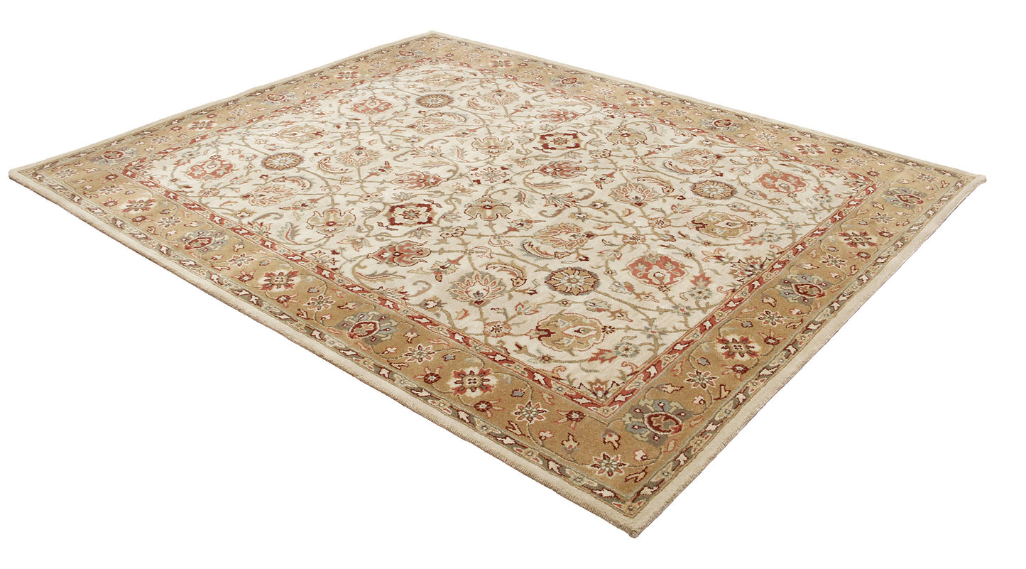 Brand New Brant Brown Wool Persian Style Area Rug