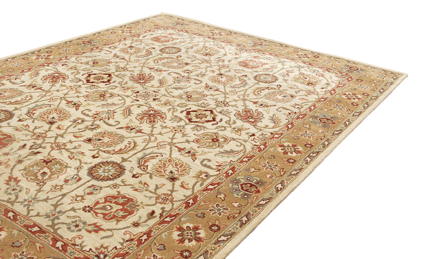 Brand New Brant Brown Wool Persian Style Area Rug