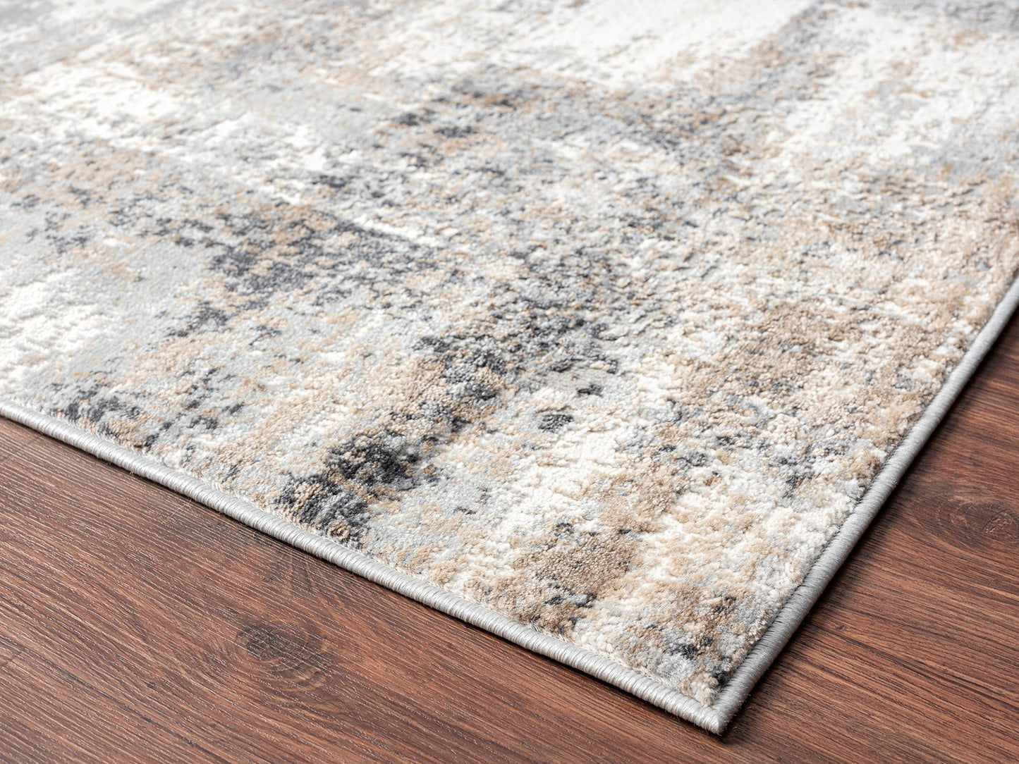 Lumina Grey and Sand Tones Modern Area Rug