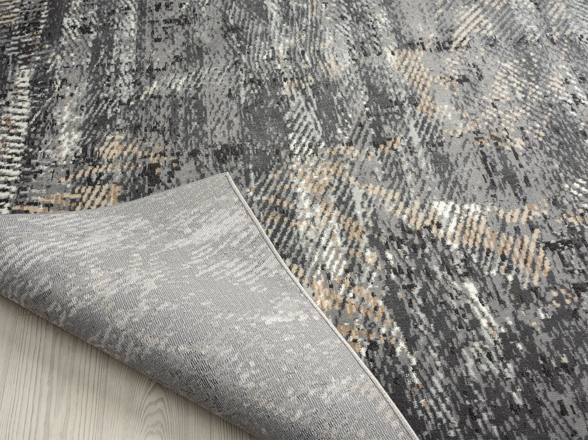 Lumina Gunmetal Modern Area Rug