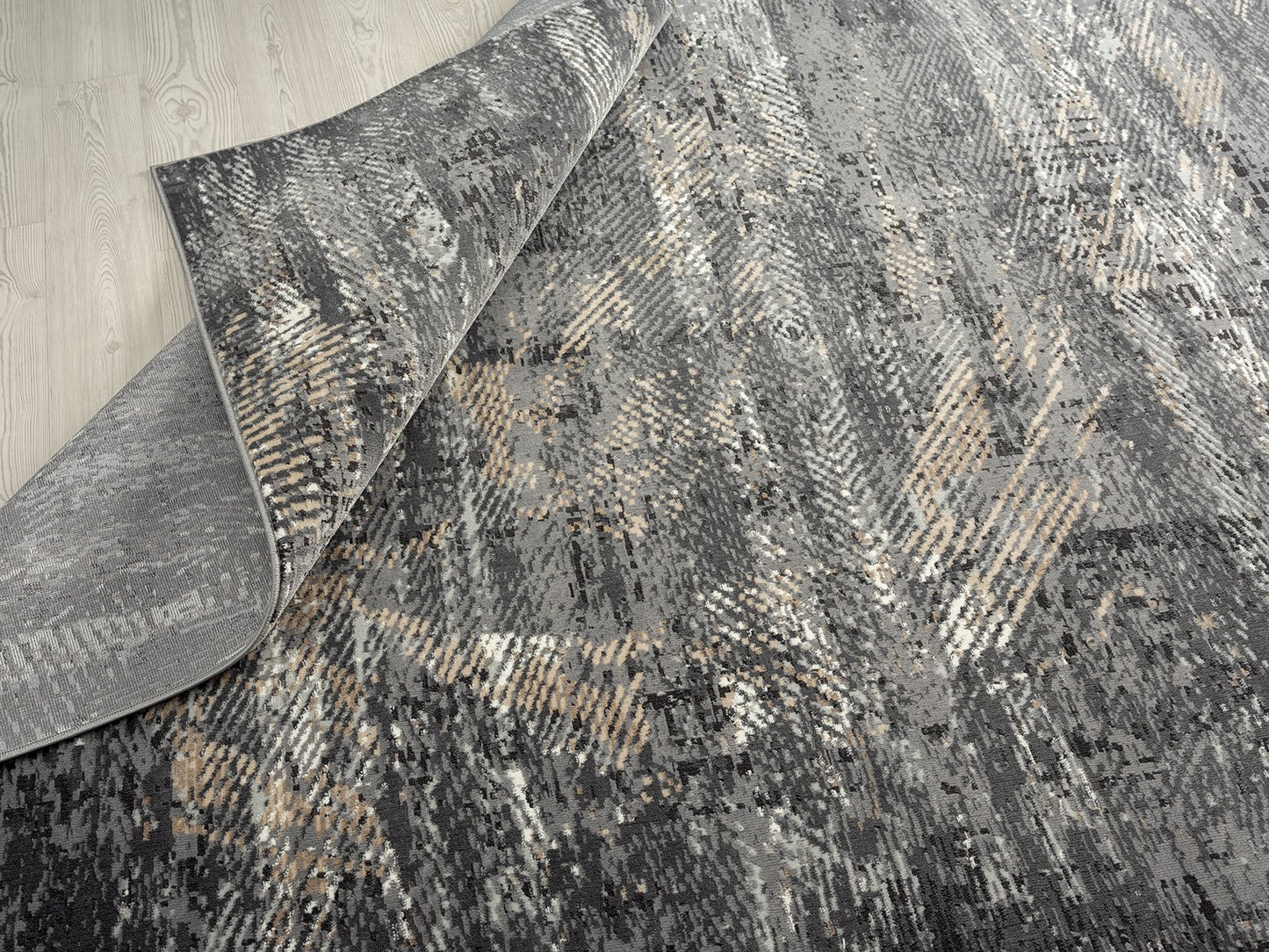 Lumina Gunmetal Modern Area Rug