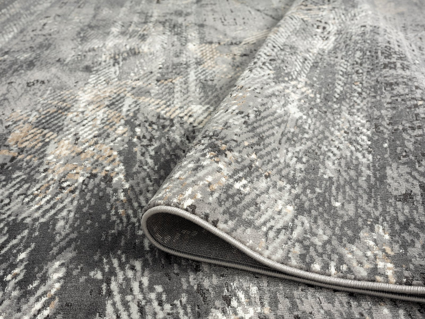 Lumina Gunmetal Modern Area Rug