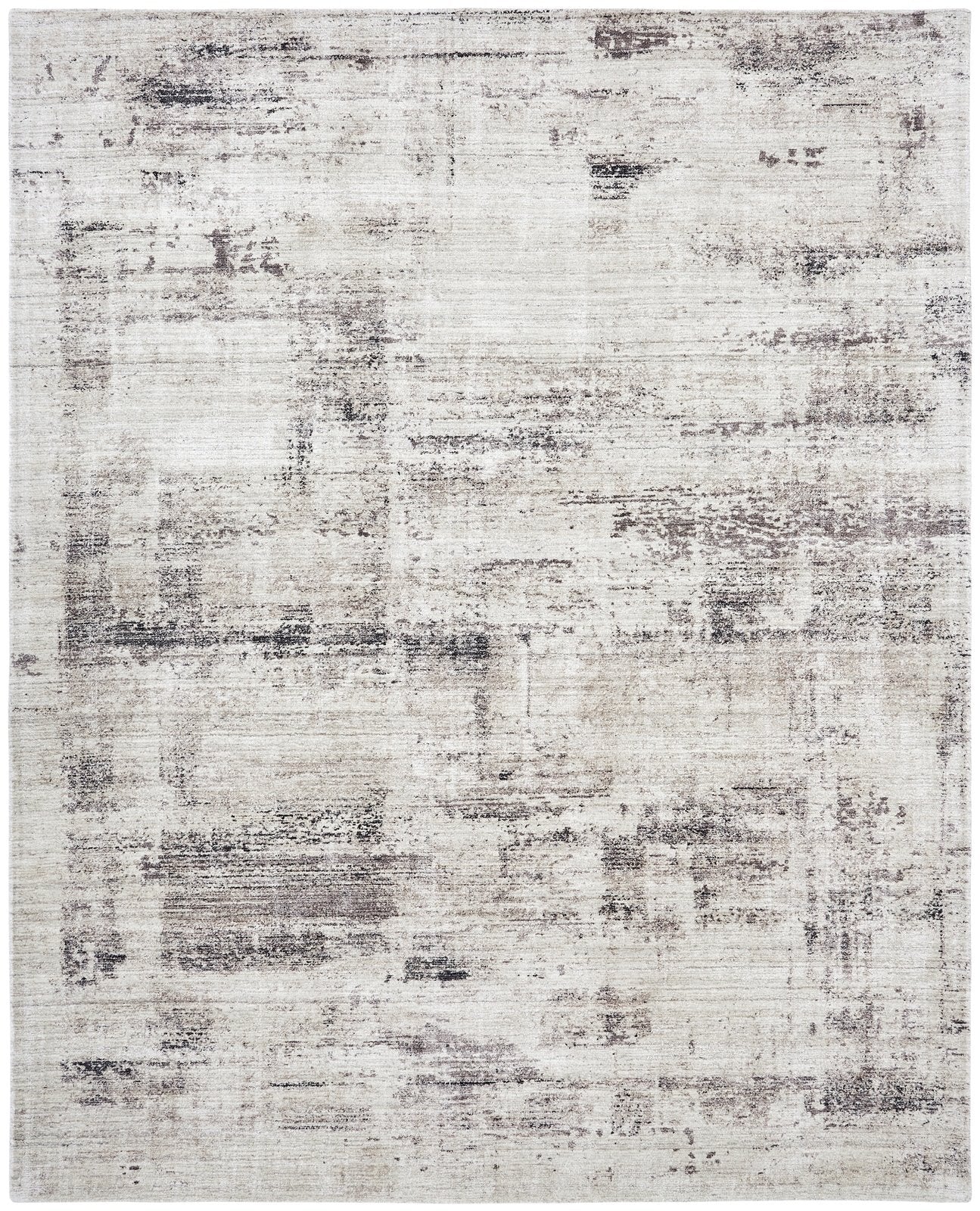 Lucid New Beige and Brown Abstract Area Rug