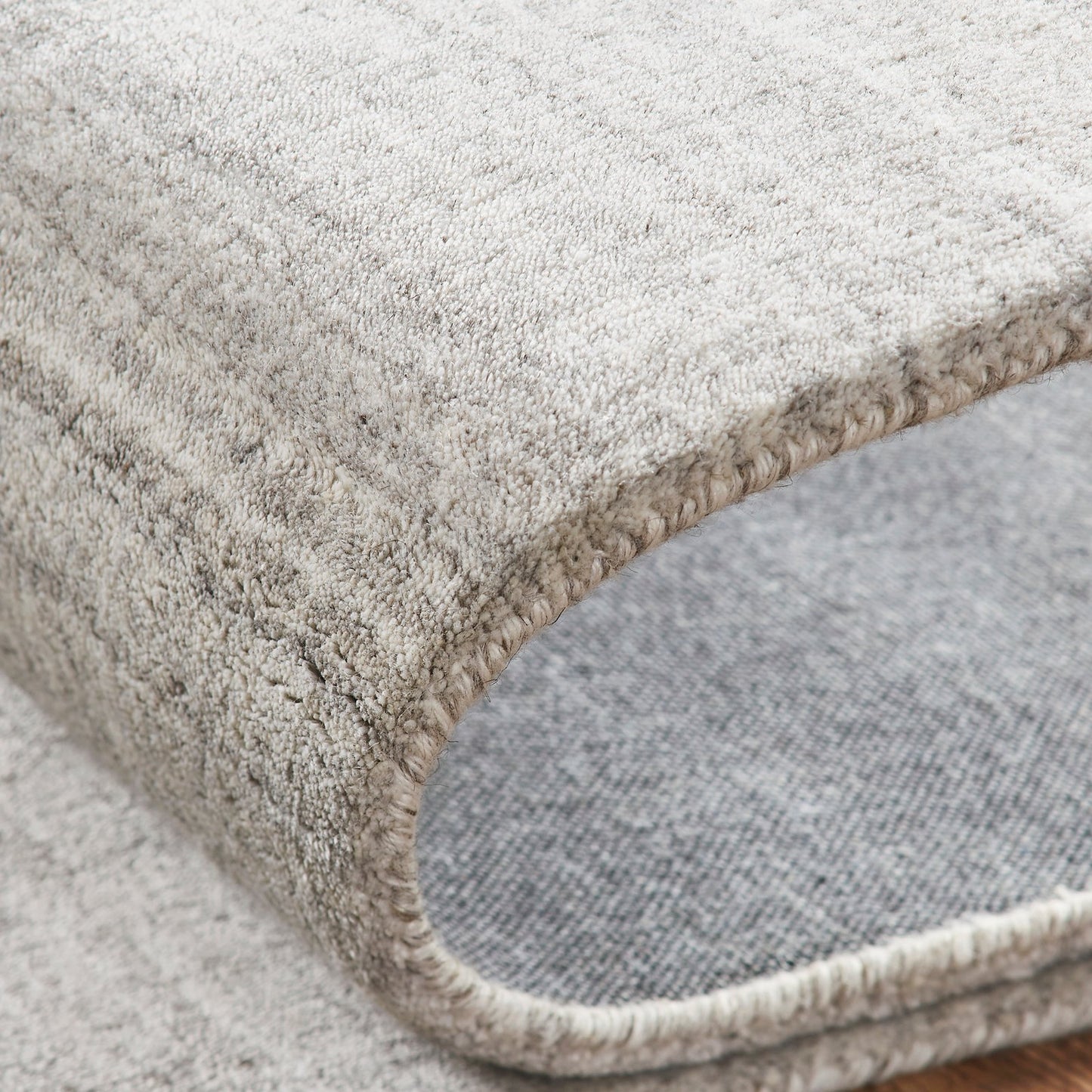 Meridian Oatmeal Solid Abrash Area Rug