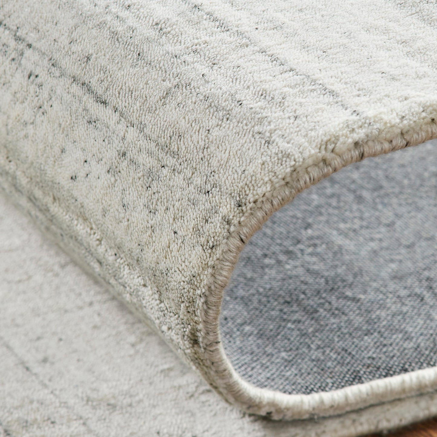 Meridian Greige Solid Abrash Area Rug