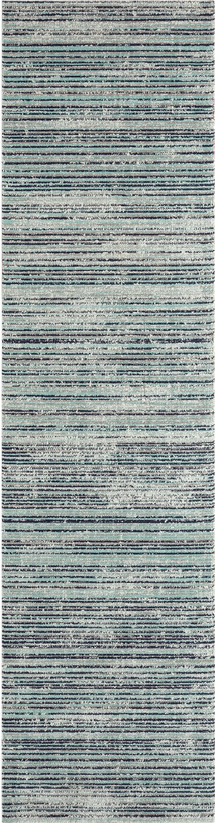 Modena Aqua Strie Contemporary Area Rug