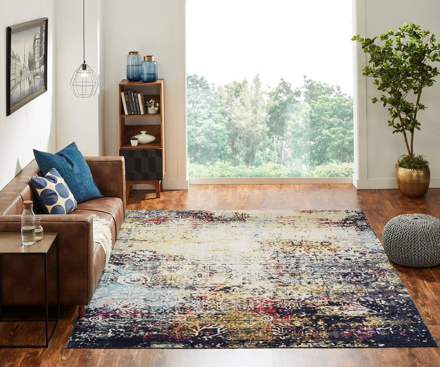 Modena Midnight Transitional Area Rug