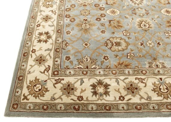 Malika Blue Wool Persian Style Area Rug, What Is A Persian Style Rug